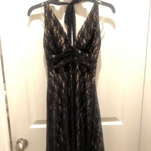 Speechless halter lace dress